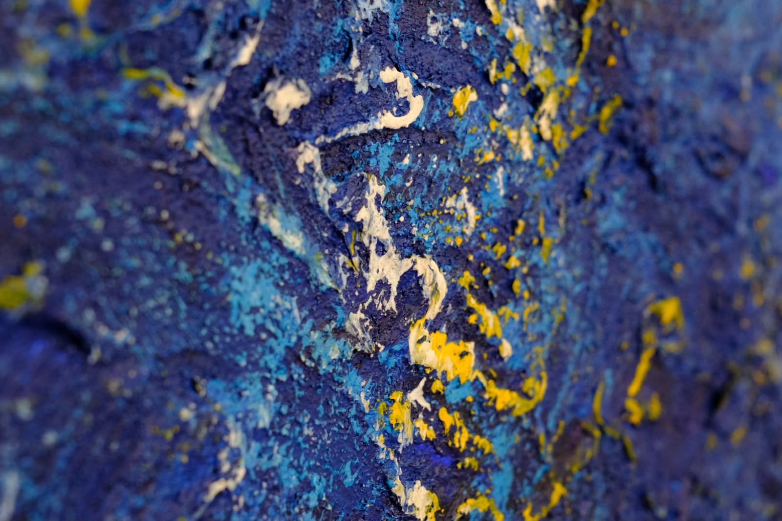 Abstract wall art detail